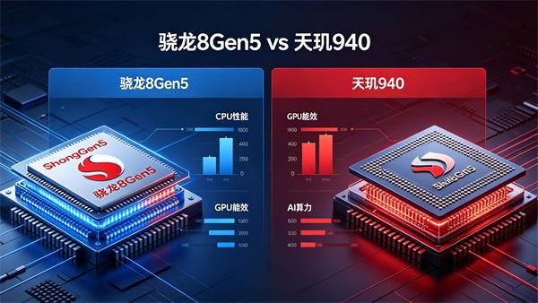 骁龙8Gen5对比天玑940,旗舰芯片实测差距有多大 骁龙8Gen5对比天玑940,旗舰芯片实测差距有多大